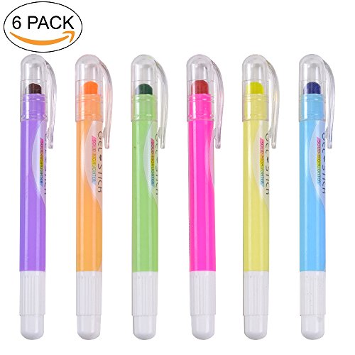 Gel Highlighters Solid Highlighter Stick Cute Cool Novelty Solid Accent Pen Offi 